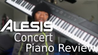Video thumbnail for Alesis Concert 88-key Digital Piano Full Review by Richard Ashby