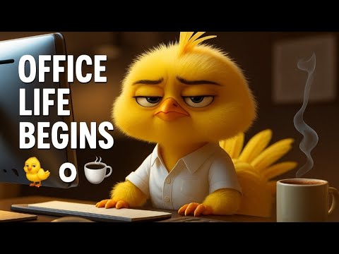 Chick's First Day at Office 🐥💼 | Relatable AF!"