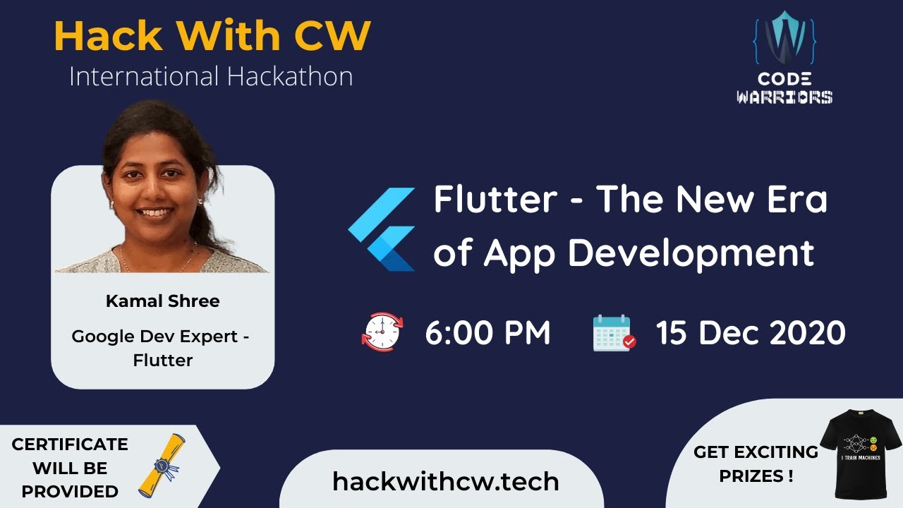 Flutter - The New Era Of App Development By Kamal Shree | Code Warriors
