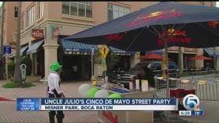 Uncle Julio's Cinco de Mayo celebration in Mizner Park, Boca Raton