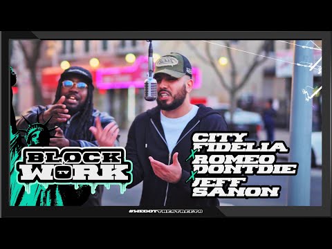 City Fidelia ft Romeo Dont Die & Jeff Sanon - Heavy Crown  (Blockworktv Performance)