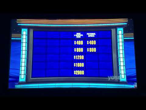 Double Jeopardy, Jonathan Fisher Day 6 - 3rd Daily Double (10/18/21)