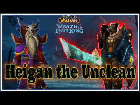 WOTLK Naxxramas 10 - Heigan the Unclean - Protection Warrior POV [ Main Tank ]