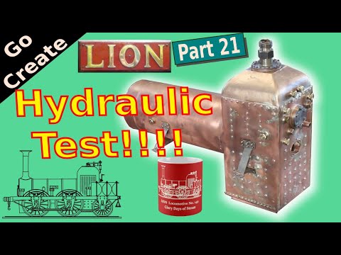 LION - Miniature Locomotive Build Pt. 21 - Hydraulic Test + Locomotion Clips