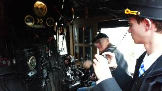 Jim running the Holiday Express (SP&S 700)