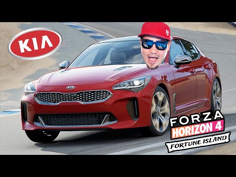MOJA SPORTOWA KIA STINGER! *3 sekundy do setki* 🚗 Forza Horizon 4 *DLC Fortune Island*