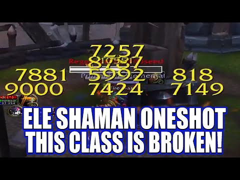 This Class IS BROKEN! 99% UPTIME ON INSTANT LAVA  BURST - ELEMENTAL SHAMAN ONESHOT 9.2.5