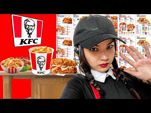 WEDNESDAY ADDAMS OPENED A REAL KFC AT HOME | I BUILD MY OWN KFC IN MY HOUSE BY SWEEDEE