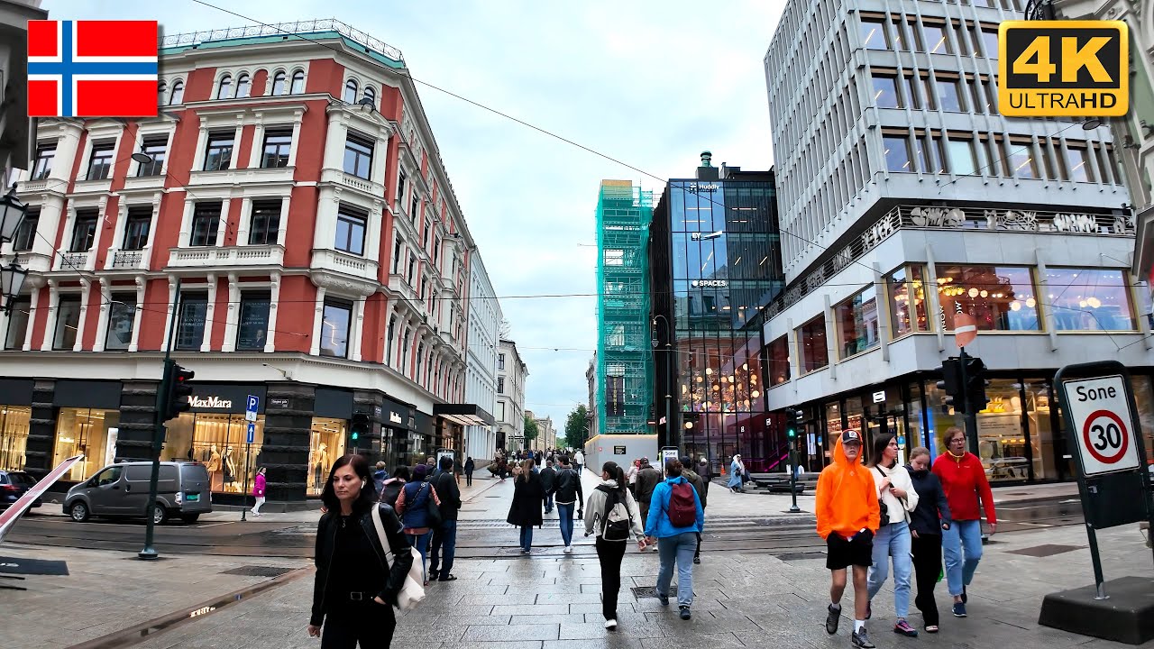 Explore Karl Johans Gate with this immersive walkthrough.