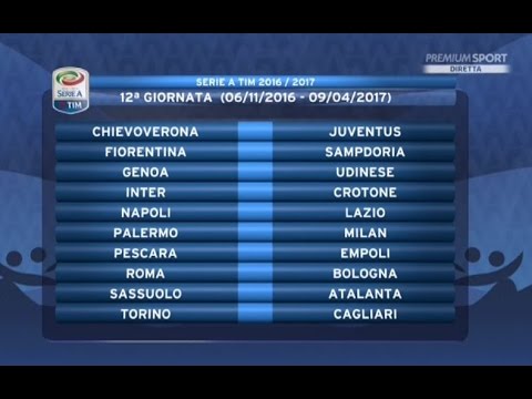 Calendario Serie A 2016/17 - Mediaset Premium - HD