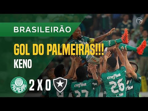 GOL (KENO) - PALMEIRAS X BOTAFOGO - 27/11 - BRASILEIRÃO 2017