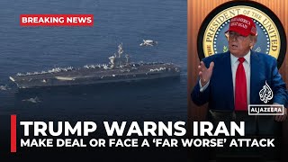 Download lagu Trump escalates Iran rhetoric, warns of attack unless deal is reached mp3 Download lagu Trump escalates Iran rhetoric, warns of attack unless deal is reached mp3