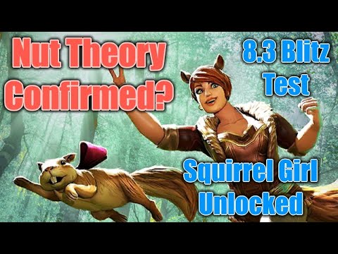 Nuts and Seeds Theory for Squirrel Girl | Red Star Orbs Opening | 8.3 Blitz | Marvel Strike Force