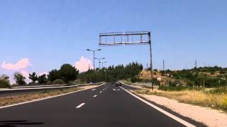 preview picture of video 'Blagoevgrad ring road (Bulgaria)'