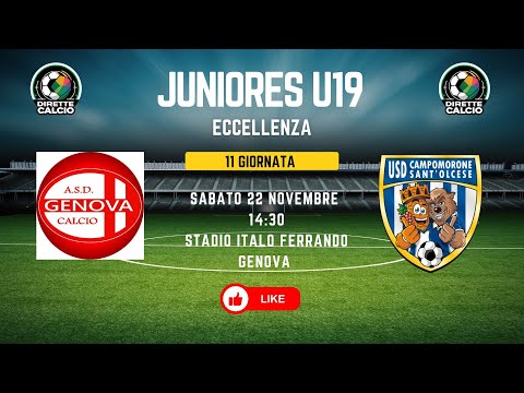 11P-A U19 GENOVA CALCIO-CAMPOMORONE SANT’OLCESE