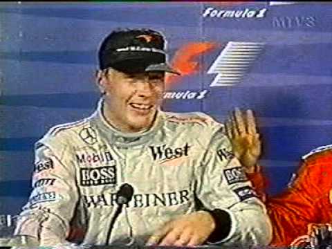 Formulahuumoria - F1 lehdistötilaisuus Häkkinen v Irvine