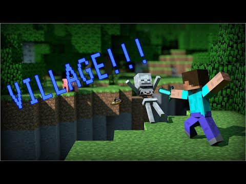 Minecraft Survival #2 | VILLAGE!!!