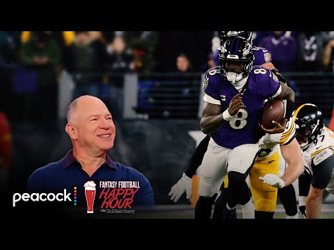 Lamar, Allen among prime QB drafting territory in Round 3 | Fantasy Football Happy Hour | NFL on NBC