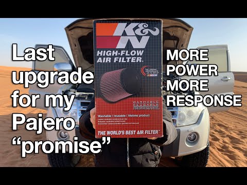 K&N FILTER UPGRADE FOR PAJERO | MORE POWER! MORE RESPONSE!