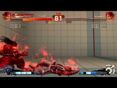 Traitorous_Demon (Evil Ryu) VS Lucifer___v (Evil Ryu) - SSF4 AE 2012