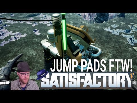 Satisfactory: 'New World' - Part 25 - Jump Pad Transportation - Satisfactory Gameplay