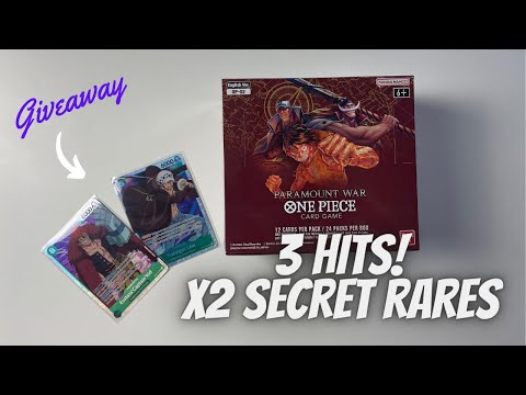 INSANE OP02 Paramount War Box Opening   One Piece TCG