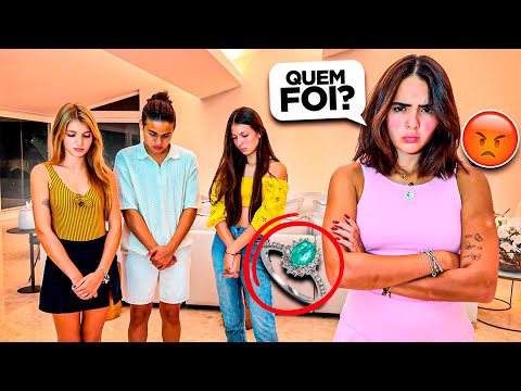 TEM UM LADRÃO NO NOSSO MEIO... ROUBARAM MEU ANEL DE DIAMANTES 💍💎