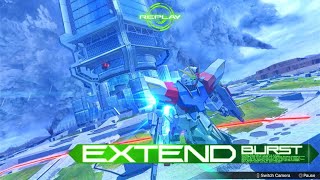 Mobile Suit Gundam Extreme VS Maxiboost ON (PS4): Build Strike Gundam Gameplay