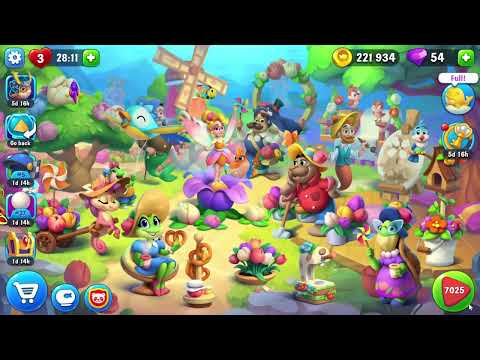 Fishdom 7025 Hard Level - 19 moves - NO BooSTERS