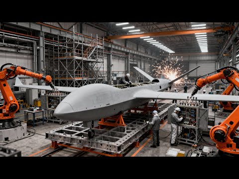 Inside the Secret Bayraktar TB3 Factory: Building Advanced Combat Drones (Full Process)