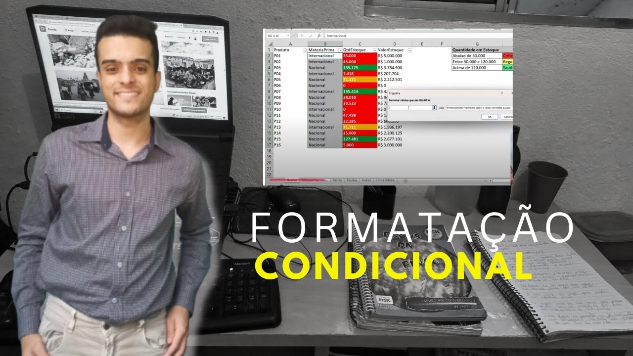 Aprenda   todas  formas  de formatação  condicional em  uma aula!