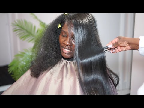 This Silk Press Process - Will Put You to Sleep😴