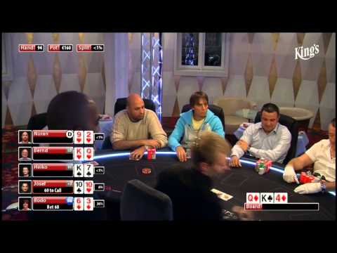 CASH KINGS E17 2/2 - DE - NLH 5/10 ante 5 - Live cash game poker show