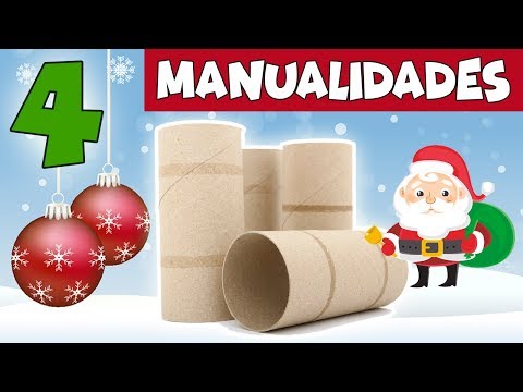 4 MANUALIDADES PARA NAVIDAD CON RECICLAJE Adornos fáciles
