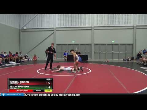 100 Lbs Round 3 (8 Team) - Sebron Colson, Tennessee Vs Isaiah Harrison, Colorado 4c11