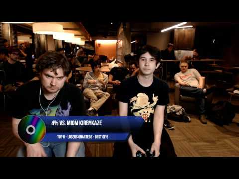 Downfall - MIOM | KirbyKaze (Sheik) vs. 4% (Jigglypuff) - SSBM - Top 8, Losers Quarters