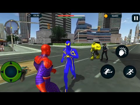 Green Spiderman Vs Monster Vs Spider Villain | Spider Hero Rescue Mission - Best Android GamePlay