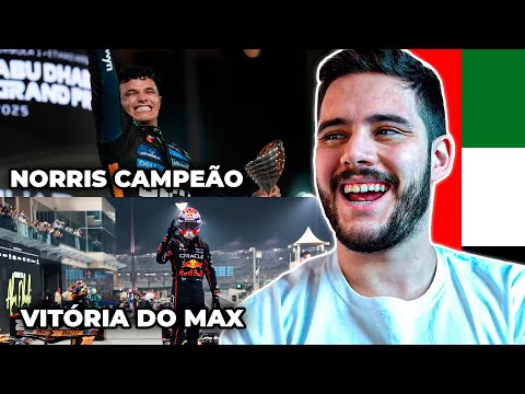 As Melhores Reações do GP de Abu Dhabi de 2025!!