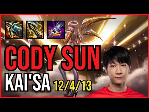 CODY SUN - KAI'SA vs. ASHE ADC | NA GRANDMASTER | PATCH 11.2