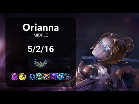 Orianna vs Galio MIDDLE - KR CHALLENGER Patch 14.22