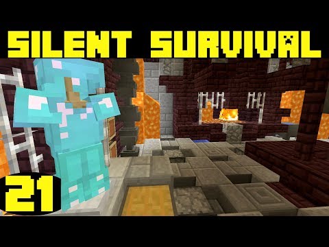 🔥 Silent Survival Episode 21 EPIC Hellforge And Blacksmith! A Minecraft Let's Play [Xbox One]