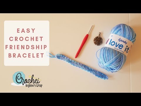 Easy crochet Friendship Bracelet
