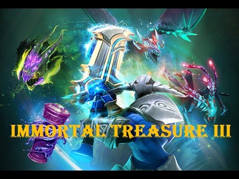 Chest Opening DOTA 2 Immortal Treasure III 2017 (Ultra rare Sven and 50 BP level drop)