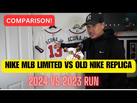 NEW NIKE LIMITED MLB JERSEY VS OLD NIKE REPLICA JERSEYS | Comparison Video |