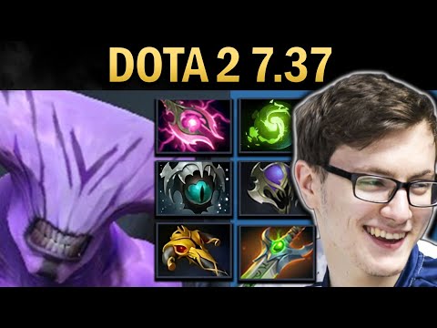 Faceless Void Gameplay Miracle with Mjolnir and Mask - Dota 2 7.37