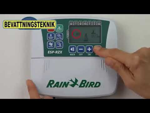 Rain Bird ESP RZX Manuell Vattning