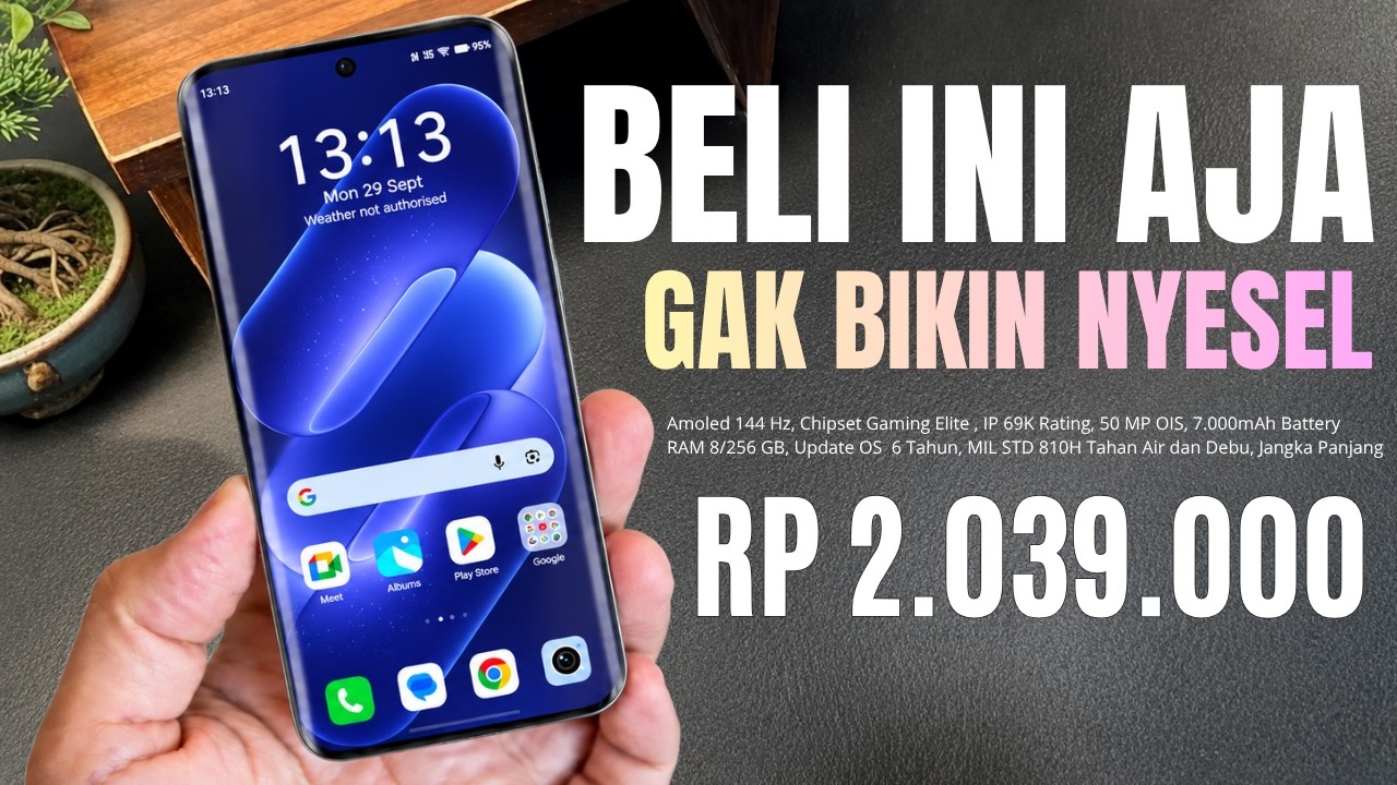PILIHAN IDEAL‼️RAM 8/256 GB, 7000MAH, AMOLED CURVED 144 HZ | HP 2 JUTAAN RAM 8 GB TERBAIK 2026