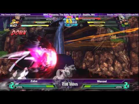 The Salty Runback 2 MvC3 Singles Top 8 - Zaba vs Wenzel Losers Quarter-Finals #1