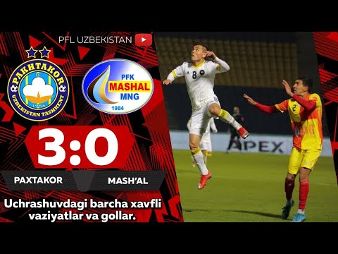 Coca-Cola Superliga. 2-tur PAXTAKOR — MASH'AL 3:0