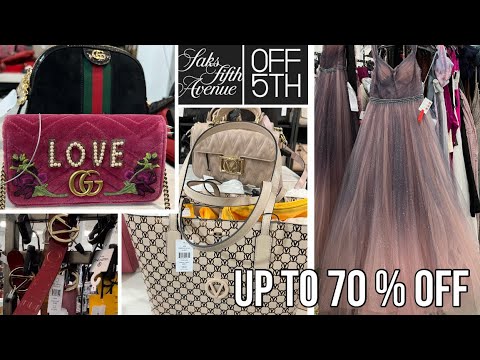 Saks OFF 5º Vlog de compras - Bolsas, cintos, vestidos e tops - Gucci, Valentino e muito mais !! ️ #naveguecomigo